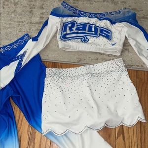 RARE Stingray Allstars Peach Cheer Uniform